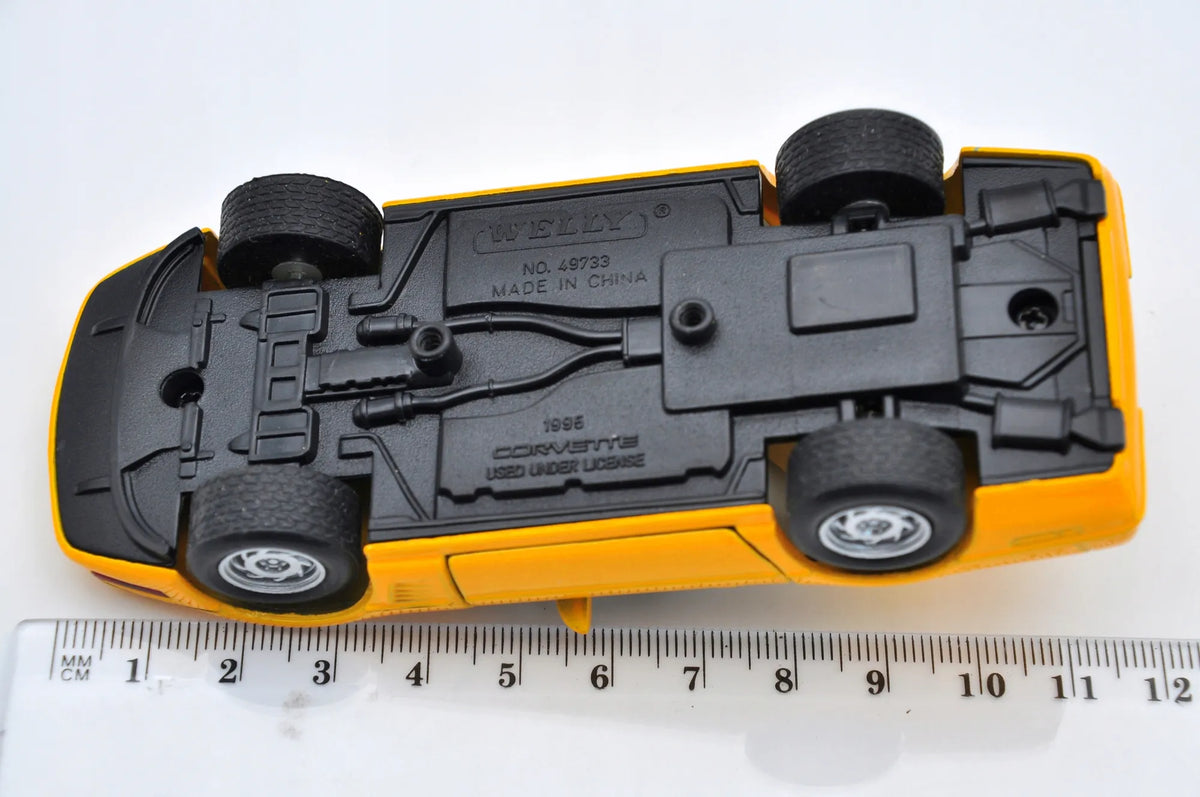 CORVETTE, Welly, Resoraki, Die cast 49733, Żółty, 1:36 – zdjęcie 8