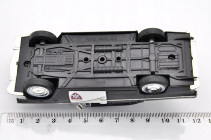 FORD FAIRLANE, Nieznana, Resoraki, Die cast 70000, Czarno-Biała, 1:43 – zdjęcie 8