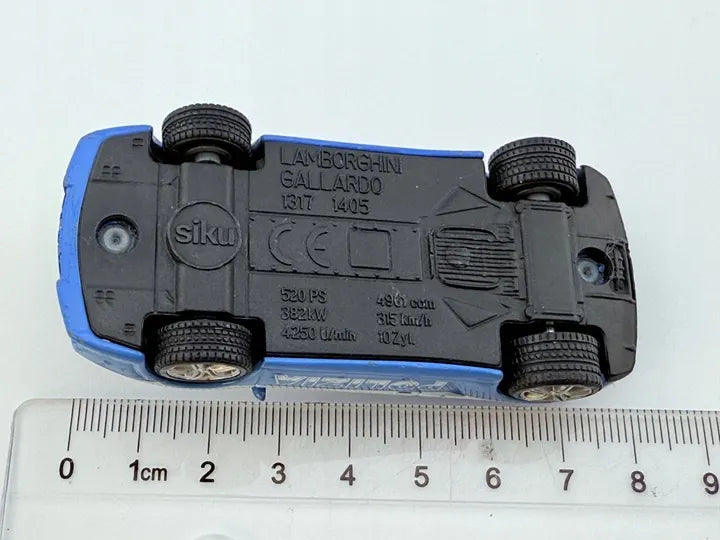Lamborghini Gallardo Policja SIKU Niebieski 1:64 – zdjęcie 8