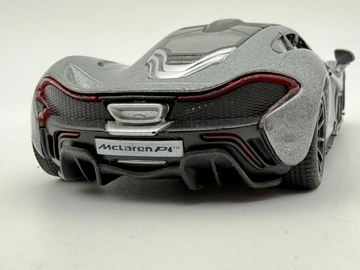 MCLAREN P1, Kinsmart, Die cast No.KT5393, Srebrny, 1:36, Resoraki – zdjęcie 8