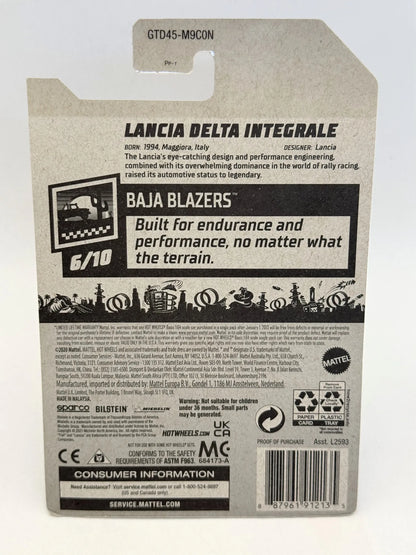 LANCIA DELTA INTEGRALE Baja Blazers Hot Wheels 2021 Czerwony 1:64 – zdjęcie 8