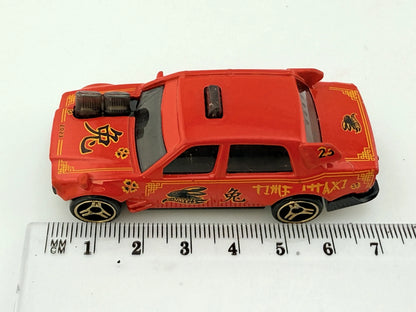 Time Attaxi Hot Wheels 2015 Czerwony 1:64 – zdjęcie 8