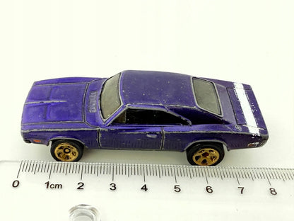 '69 Dodge Charger 500 Hot Wheels 2014 Fioletowy 1:64 – zdjęcie 8