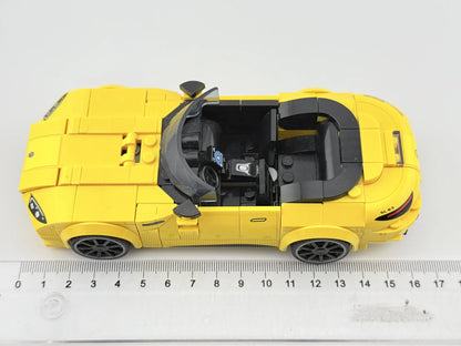 MERCEDES-AMG SL 63 CABRIO, Lego Speed Champions 76924, Resoraki, Żółty 1:24 – zdjęcie 8