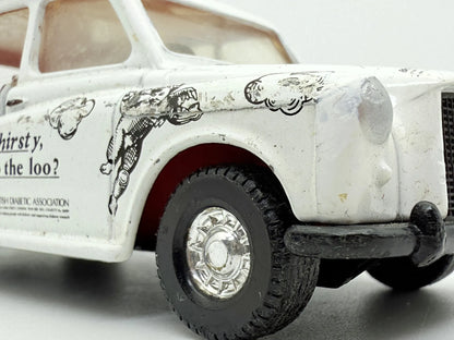 Austin London Taxi, Corgi, Made in Gt Britain, Die cast Resoraki Biały 1:64 – zdjęcie 8