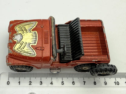 JEEP CJ-5, Corgi, Made in Great Britain, Die cast 72, Czerwony, 1:43 – zdjęcie 8