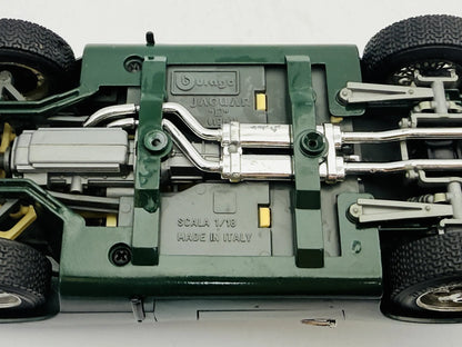 Jaguar SS 100 Bburago 1961 1:18 Made in Italy Luzak Zielony – zdjęcie 8