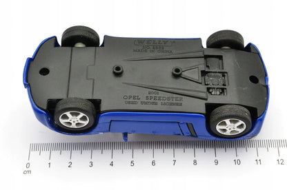 OPEL SPEEDSTER CABRIO, Welly, Die cast NO.42332, Niebieski, 1:34, Resoraki – zdjęcie 8