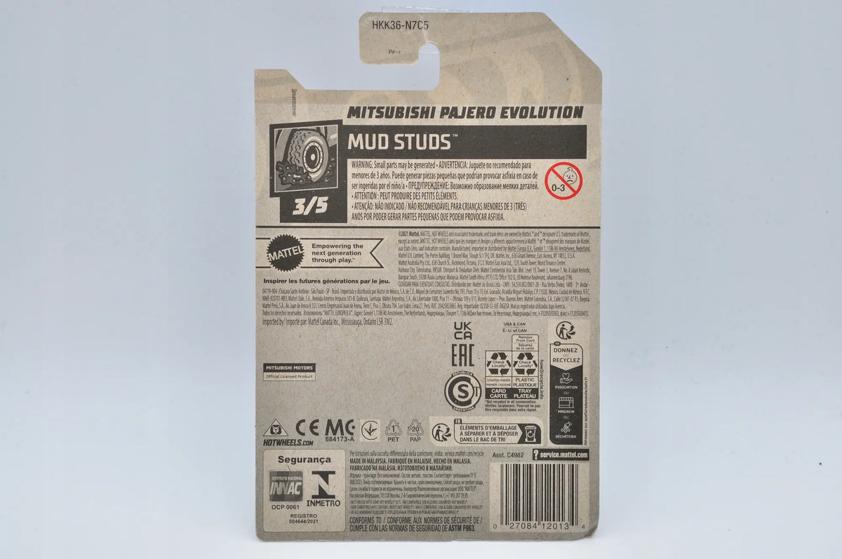 Mitsubishi Pajero Evolution Hot Wheels 2021 Biały 1:64 – zdjęcie 8