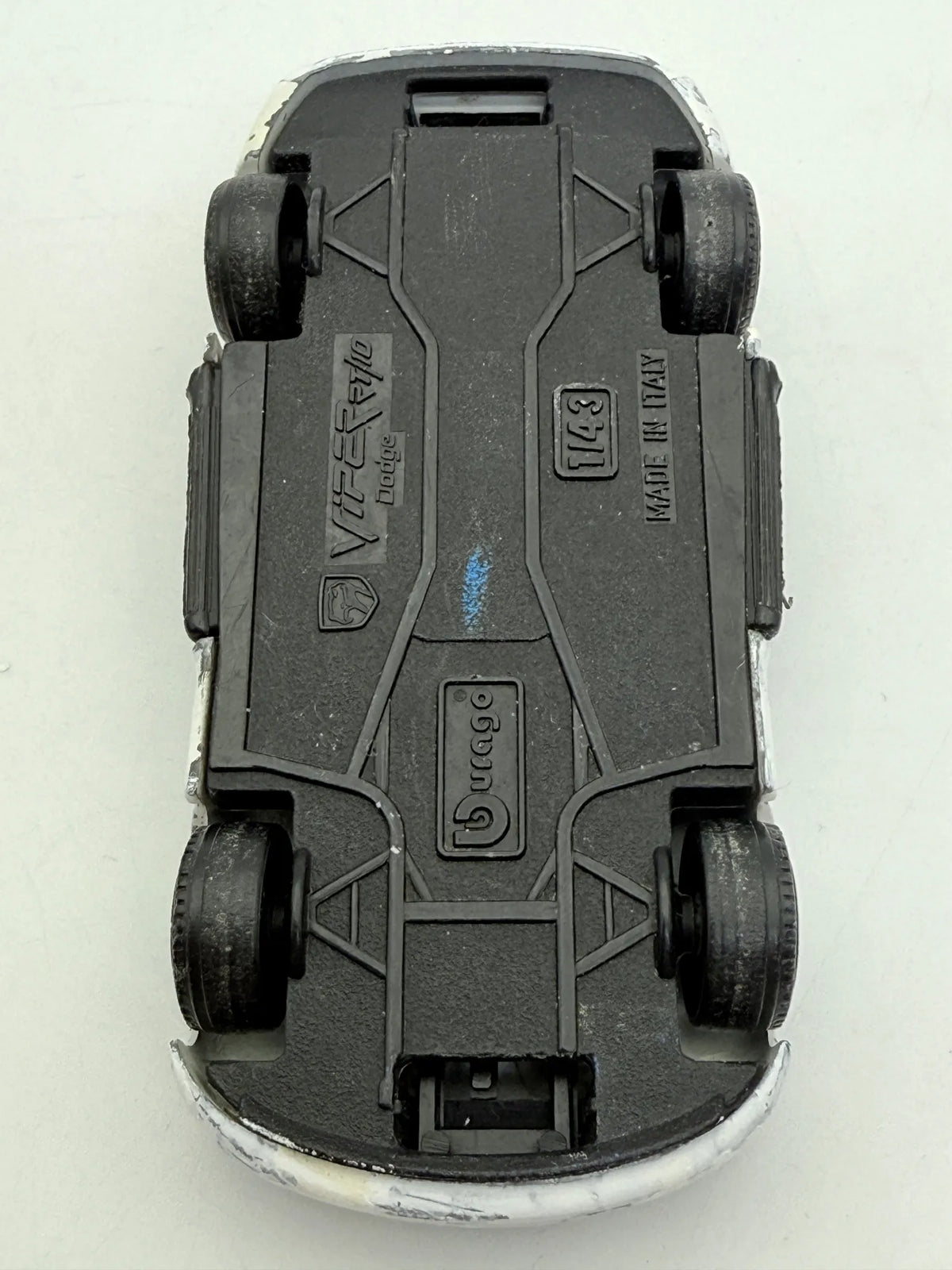 Dodge Viper Bburago Biały 1:43 Made in Włochy – zdjęcie 8