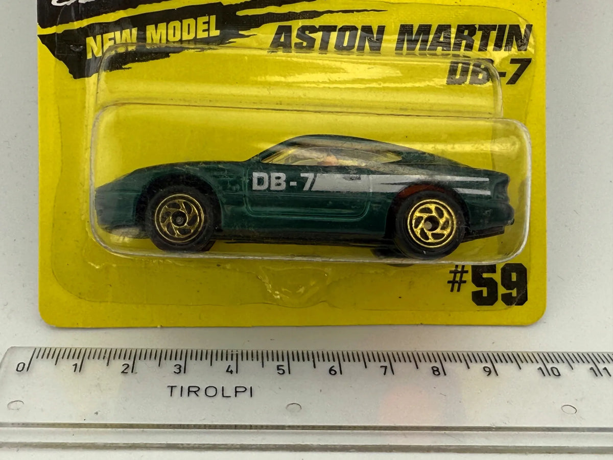 DB-7, Aston Martin, Resoraki, Die cast 59, Zielony, 1:64 – zdjęcie 8