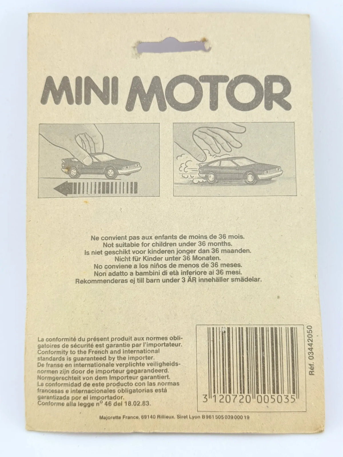 Pro-Car Mini Jet Majorette Niebieski 1:43 Made in Macau – zdjęcie 8