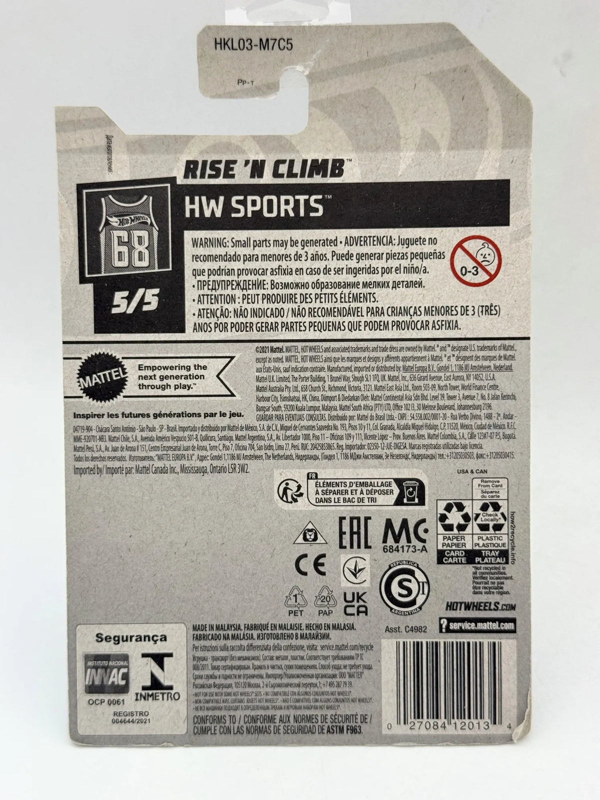 Rise 'N Climb HW J-IMPORTS Hot Wheels 2021 Turkusowy 1:64 – zdjęcie 8