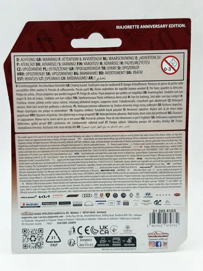 First Ever 60 Anniversary Edition Majorette 2024 Biały 1:64 – zdjęcie 8