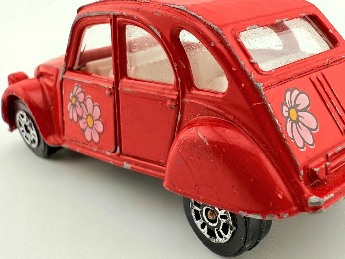 Citroen 2Cv6 Corgi '80 Czerwony 1:64 Made in Gt Britain – zdjęcie 8