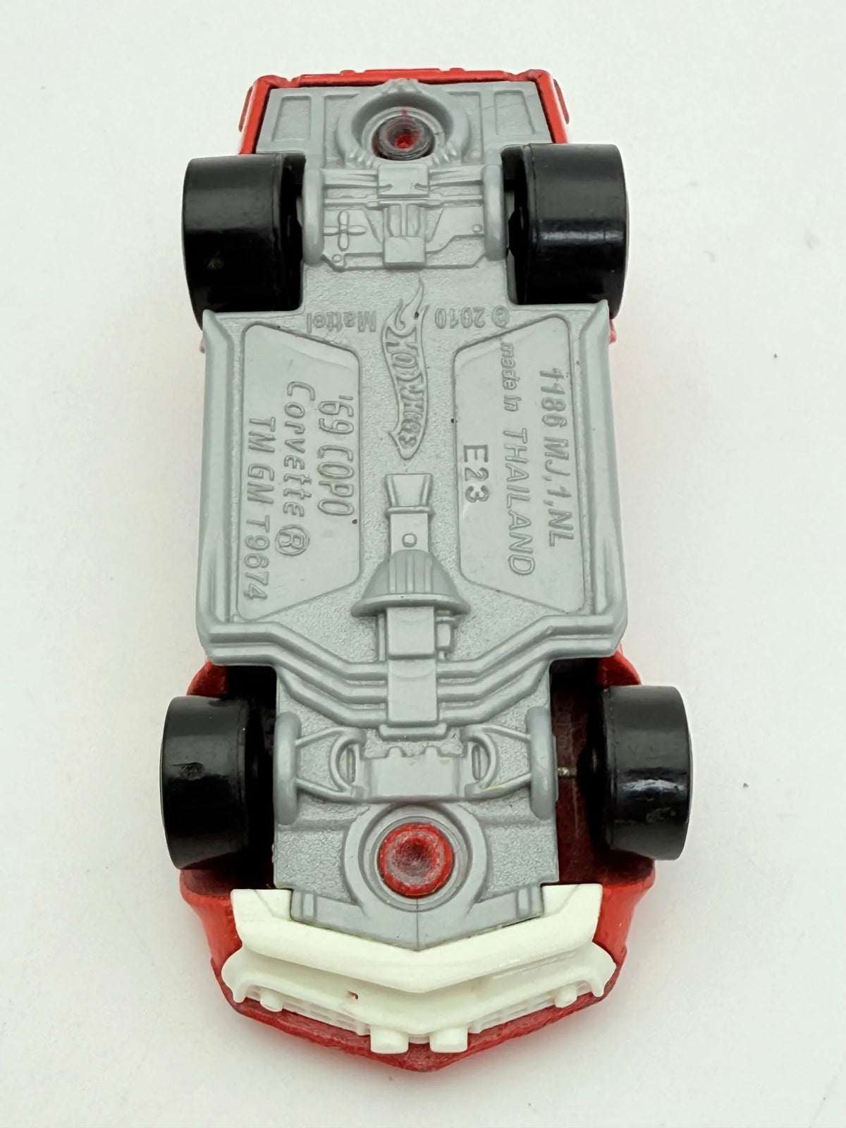 '69 Copo Corvette Hot Wheels Czerwony 1:64 – zdjęcie 8
