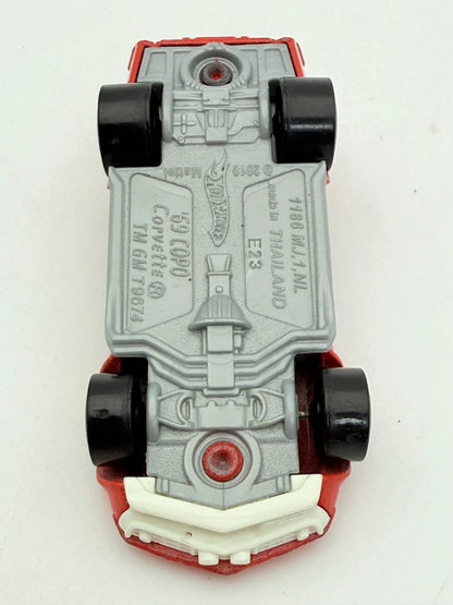 '69 Copo Corvette Hot Wheels Czerwony 1:64 – zdjęcie 8