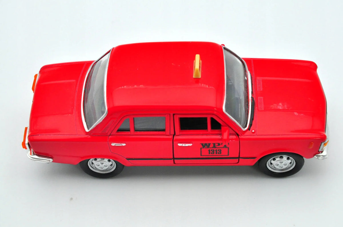 FIAT 125P, Welly, Resoraki, Die cast 42399, Czerwony, 1:34 – zdjęcie 8