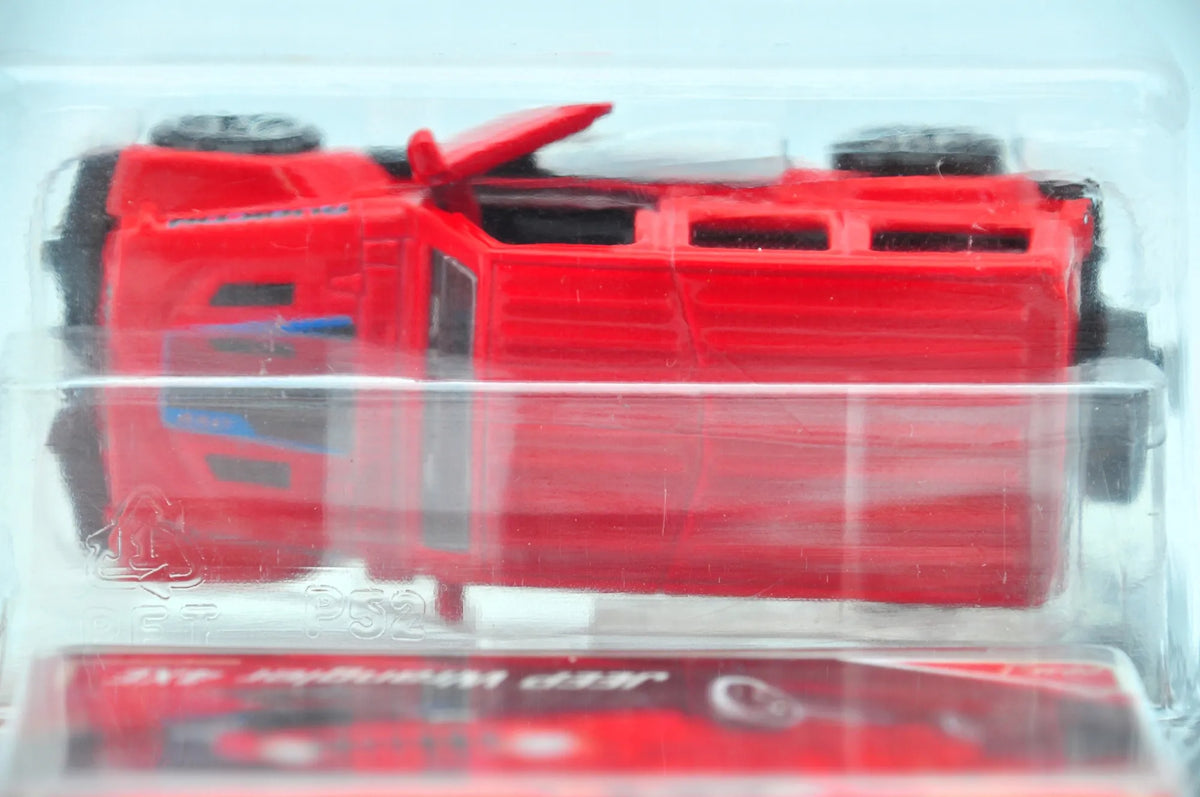 JEEP WRANGLER 4XE, Majorette, Resoraki, Die cast 224E-1, Czerwony, 1:64 – zdjęcie 8