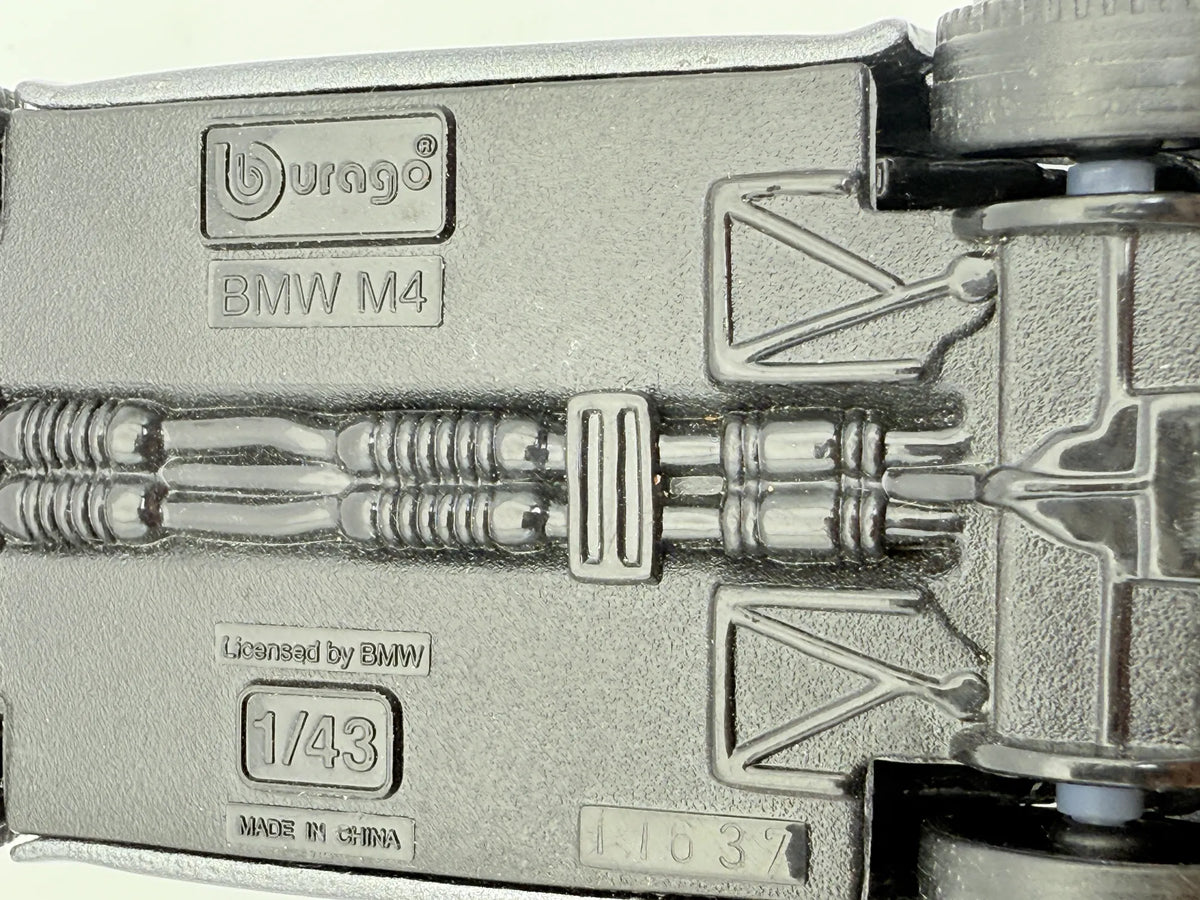 BMW M4 Kabriolet, Bburago, Resoraki, die cast, 1:43 – zdjęcie 8