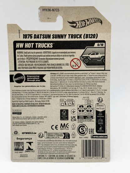 1975 Datsun Sunny Truck HW Hot Trucks Hot Wheels 2024 Turkusowy 1:64 – zdjęcie 8