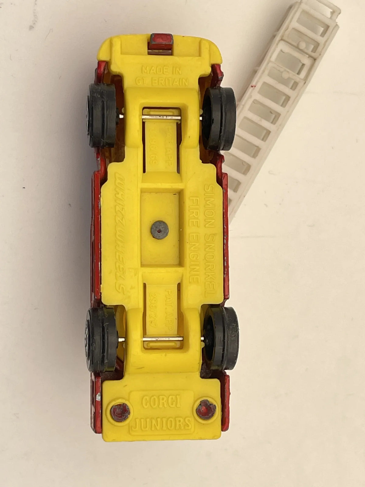 Simon Snorkel Fire Engine, Corgi Juniors, Made in Great Britain, 1:64 – zdjęcie 8