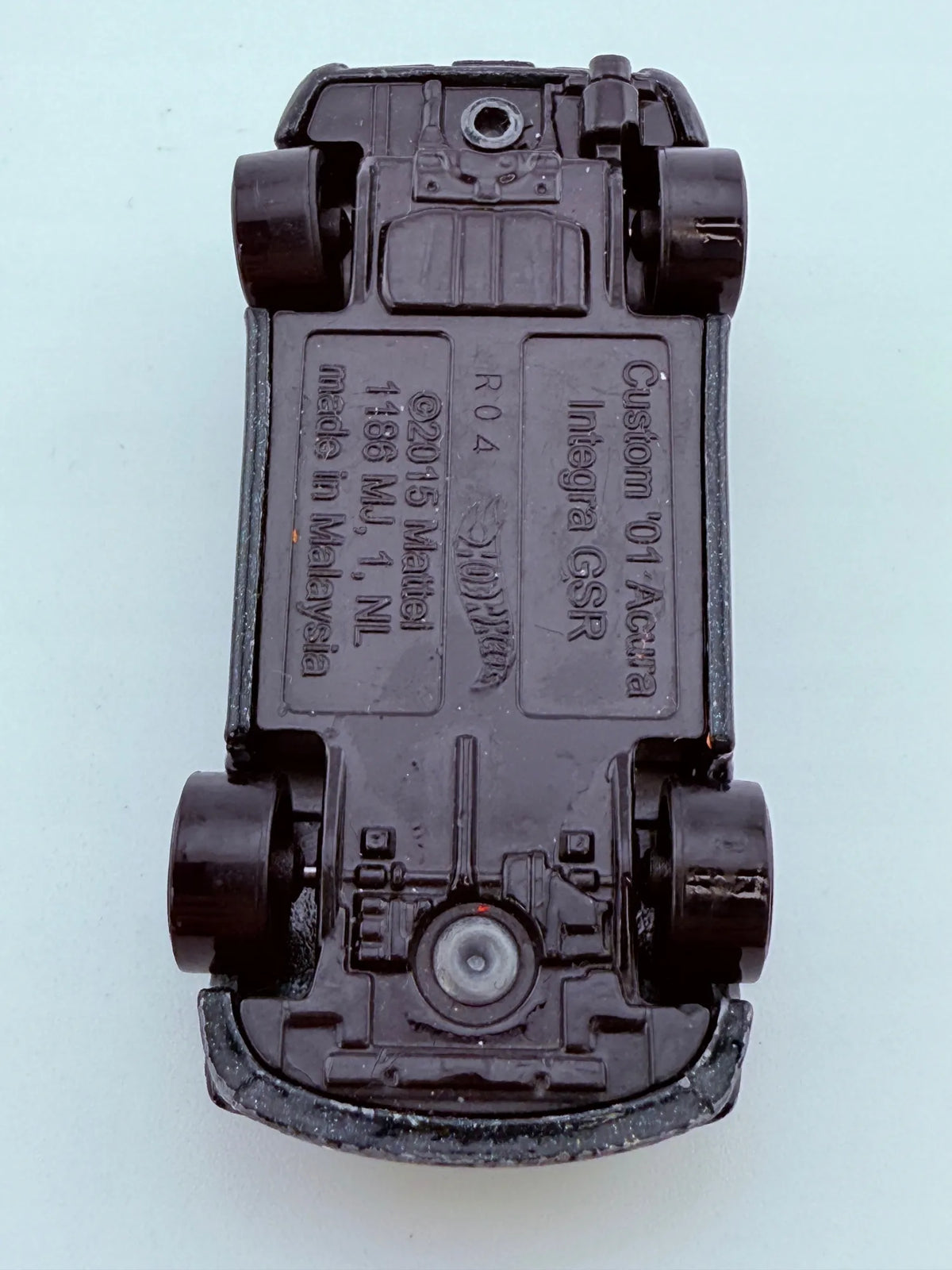 Custom '01 Acura Integra Gsr Hot Wheels 2015 Czarny 1:86 – zdjęcie 8