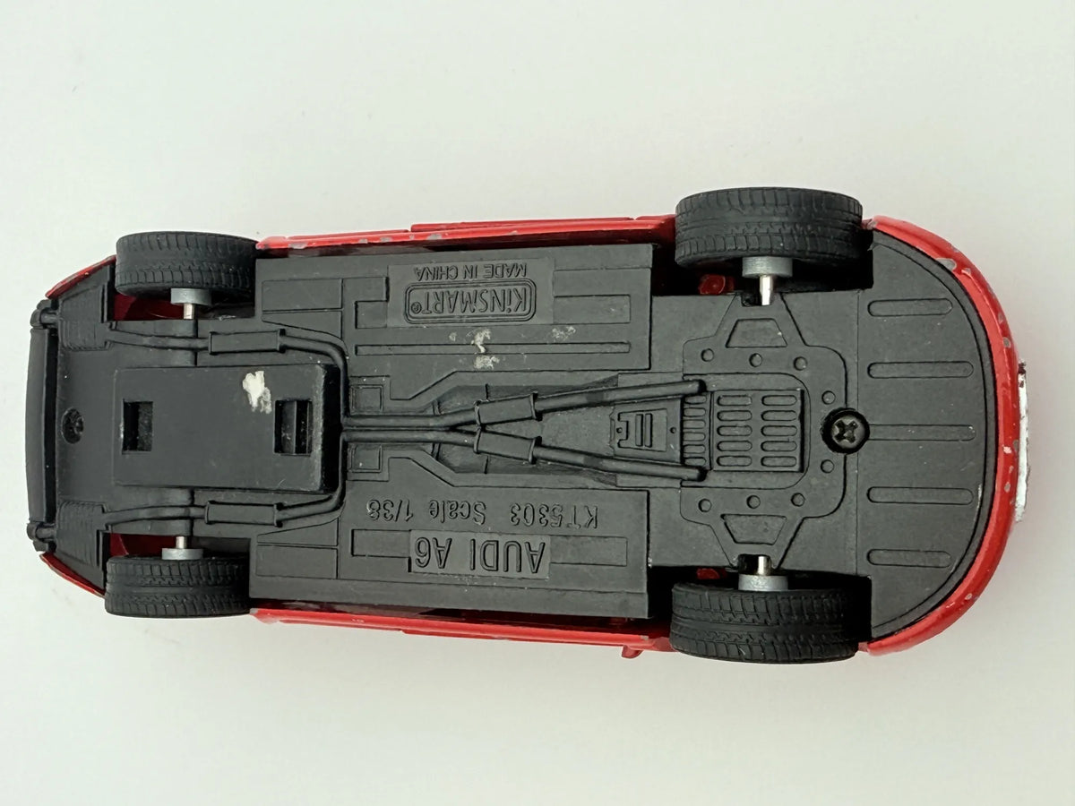 Audi A6, KINSMART, Resoraki, die cast, 1:38, czerwony – zdjęcie 8