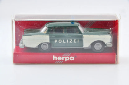 Mercedes 220, Herpa, Policja, Polizei, die cast resoraki, 1:87 – zdjęcie 8