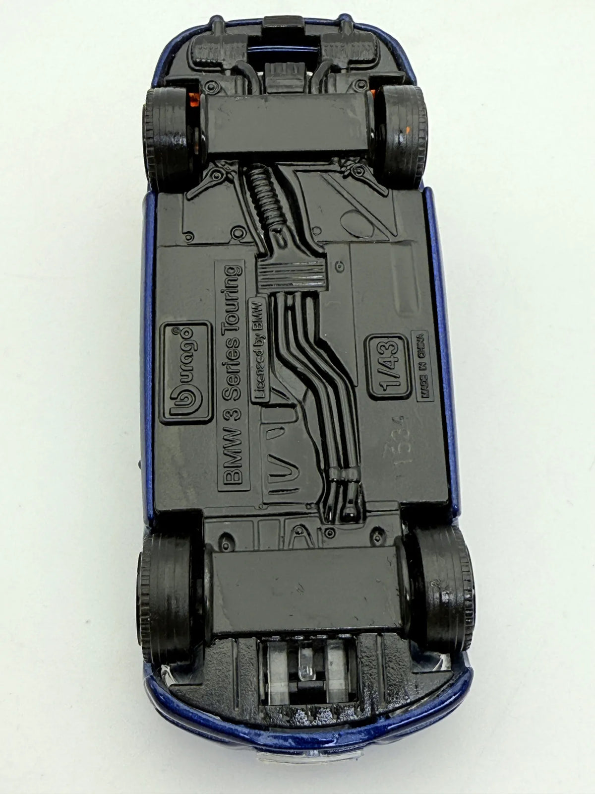 Bmw 3 Series Touring Bburago Ciemnoniebieski 1:43 – zdjęcie 8