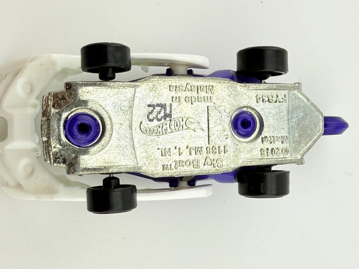 SKY BOAT, Hot Wheels 2018, Die cast FYB34, Fioletowy, 1:64, Resoraki – zdjęcie 9