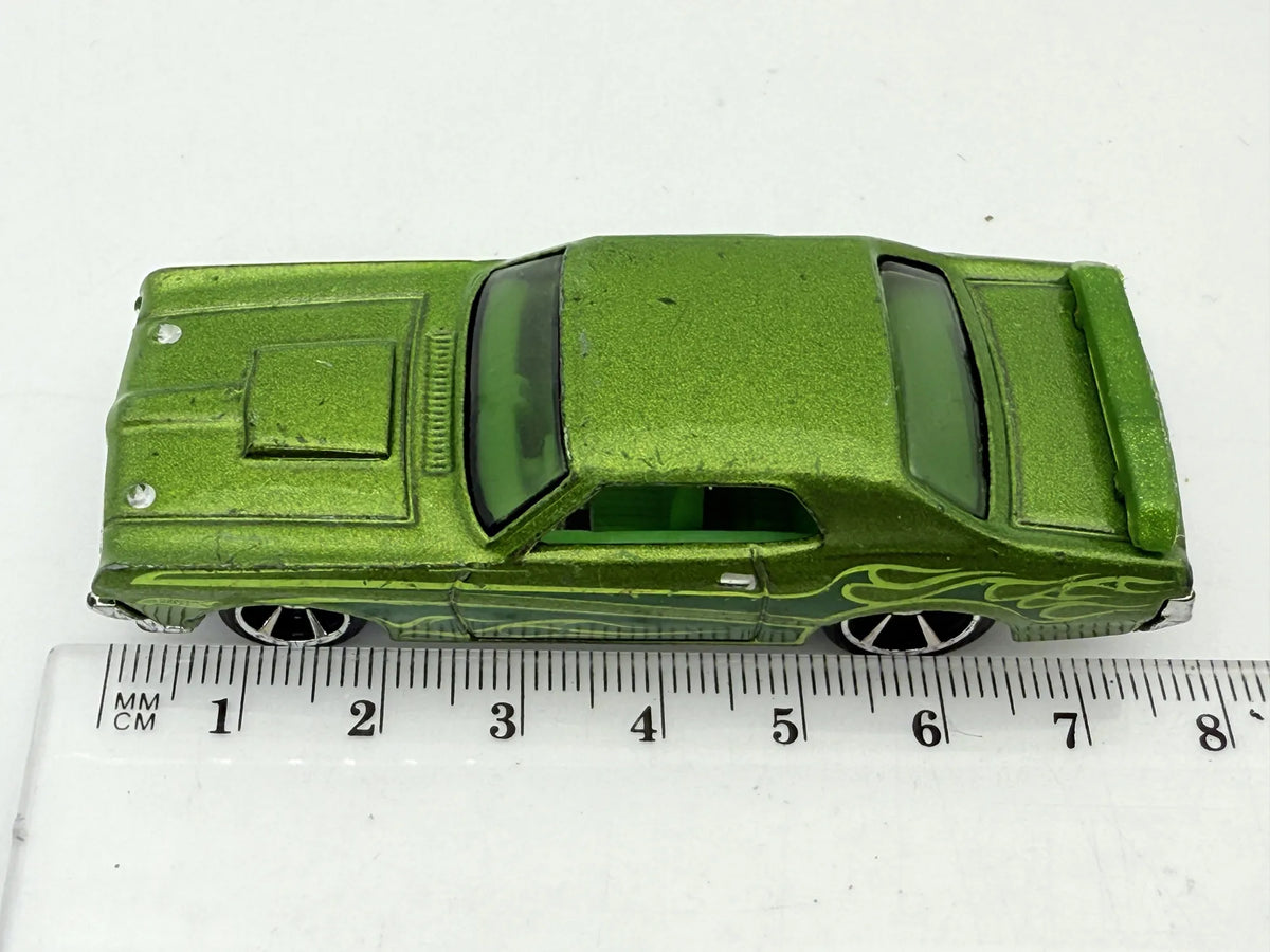 69 Mercury Cougar Eliminator Hot Wheels Zielony 1:64 – zdjęcie 9