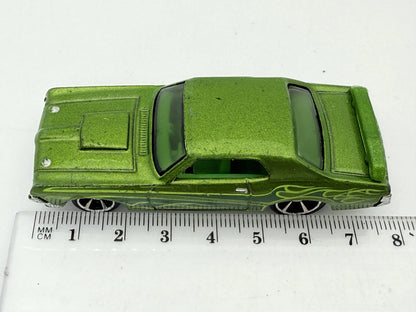 69 Mercury Cougar Eliminator Hot Wheels Zielony 1:64 – zdjęcie 9