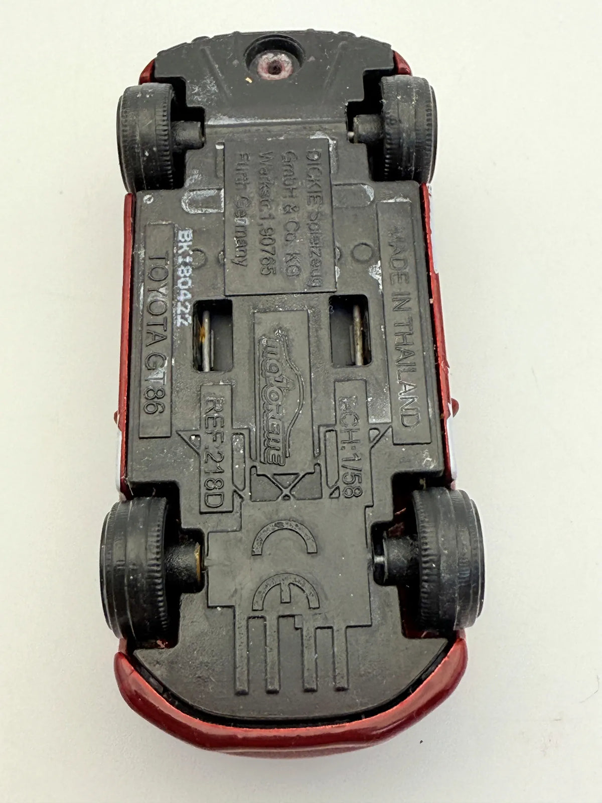 Toyota Gt86 Dickie Toys Czerwony 1:58 – zdjęcie 9