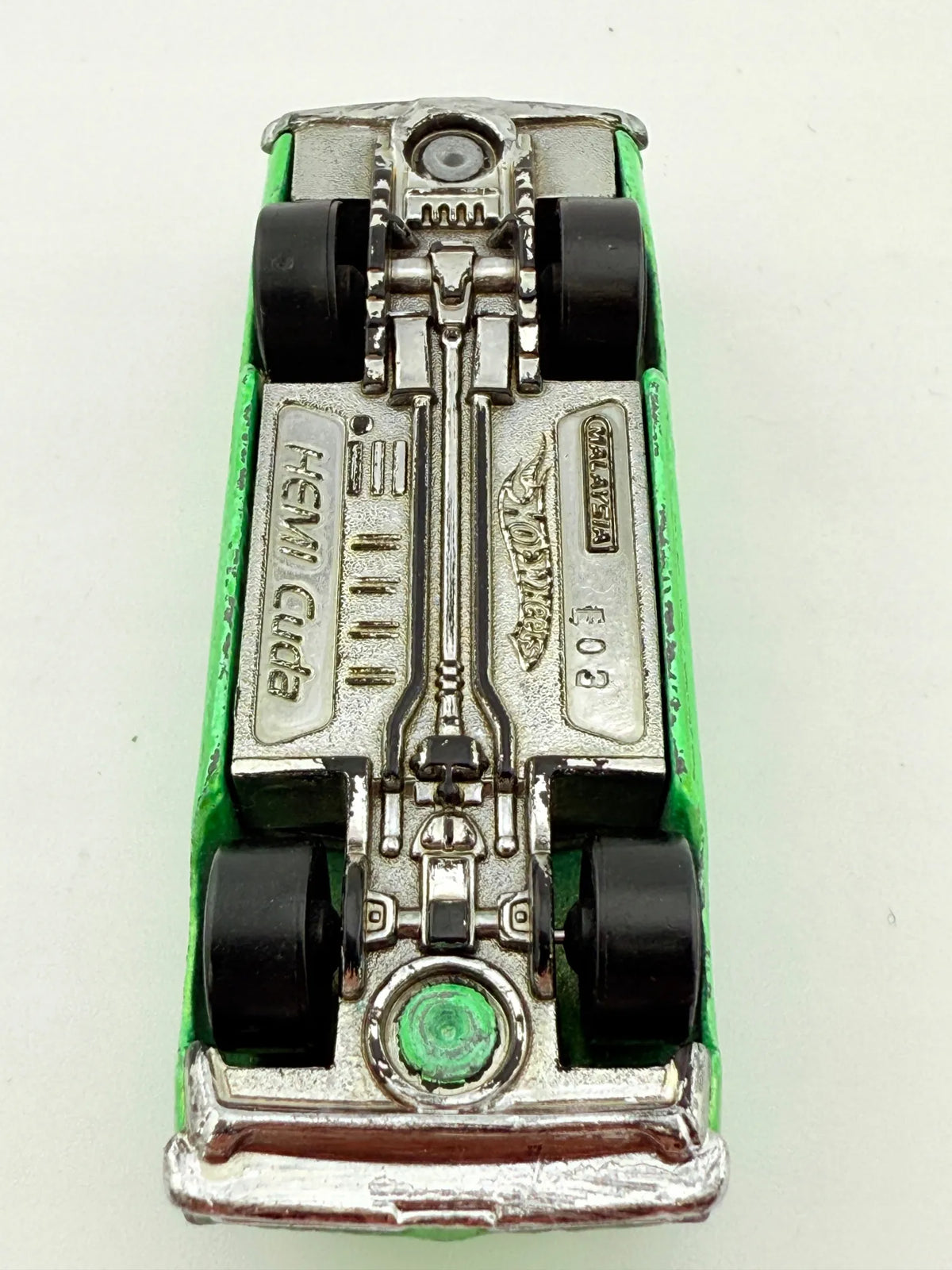 Hemi Cuda Hot Wheels Zielony – zdjęcie 9