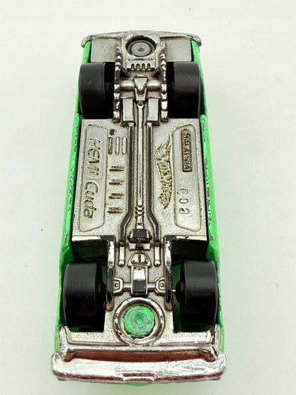 Hemi Cuda Hot Wheels Zielony – zdjęcie 9