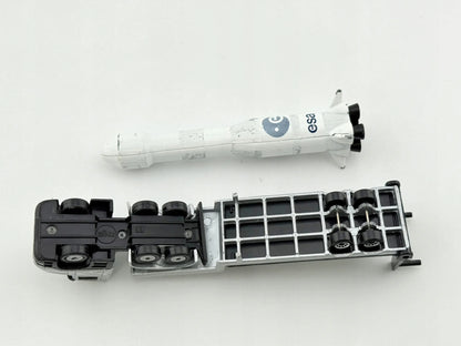 ROCKET CARRIER, Siku, Resoraki, Die cast, Srebrny, 1:87 – zdjęcie 9