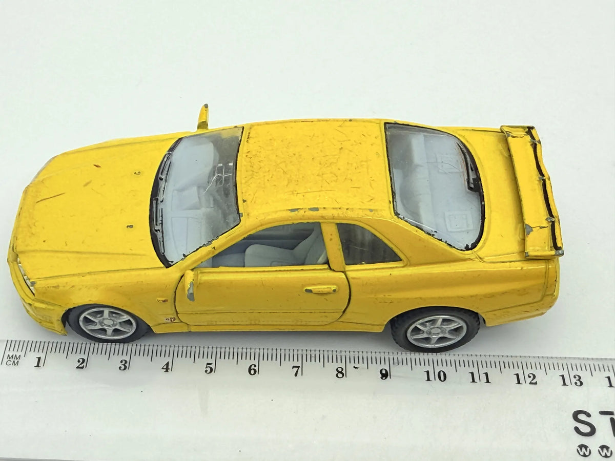 Nissan Skyline Gtr Kinsmart Żółty 1:36 – zdjęcie 9