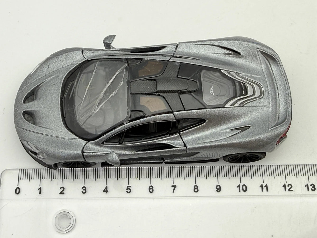 MCLAREN P1, Kinsmart, Die cast No.KT5393, Srebrny, 1:36, Resoraki – zdjęcie 9