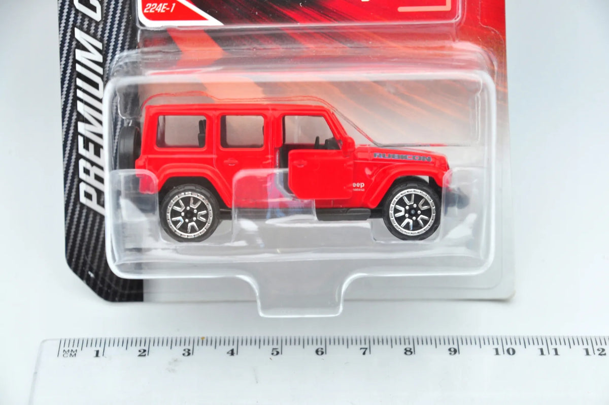JEEP WRANGLER 4XE, Majorette, Resoraki, Die cast 224E-1, Czerwony, 1:64 – zdjęcie 9