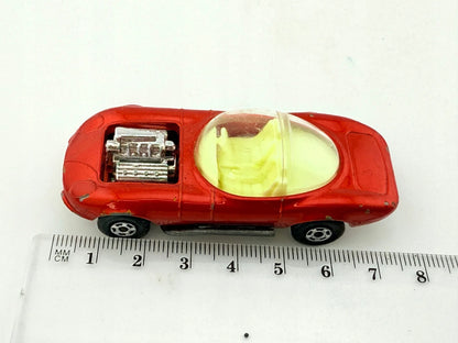 HOT ROD DRAGUAR Matchbox 1970 Czerwony 1:64 Made in England – zdjęcie 9