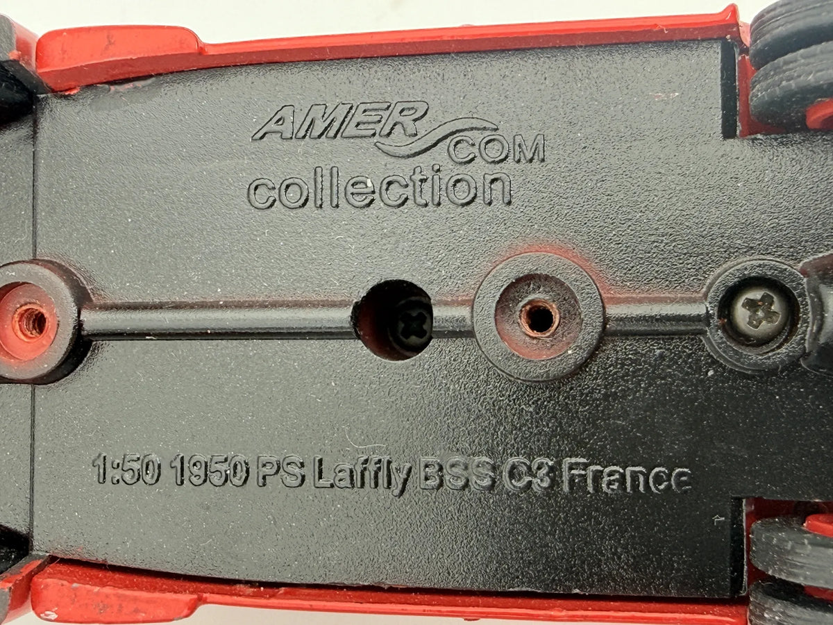 1950 LAFFLY BSS C3, Straż pożarna, Amer Com, Made in France, Die cast, 1:50 – zdjęcie 9