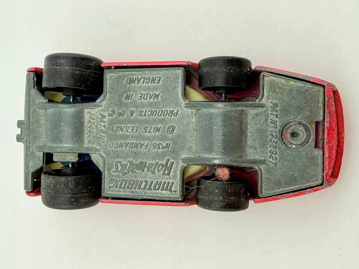 Fandango Matchbox 1975 Czerwony 1:64 Made in England – zdjęcie 9