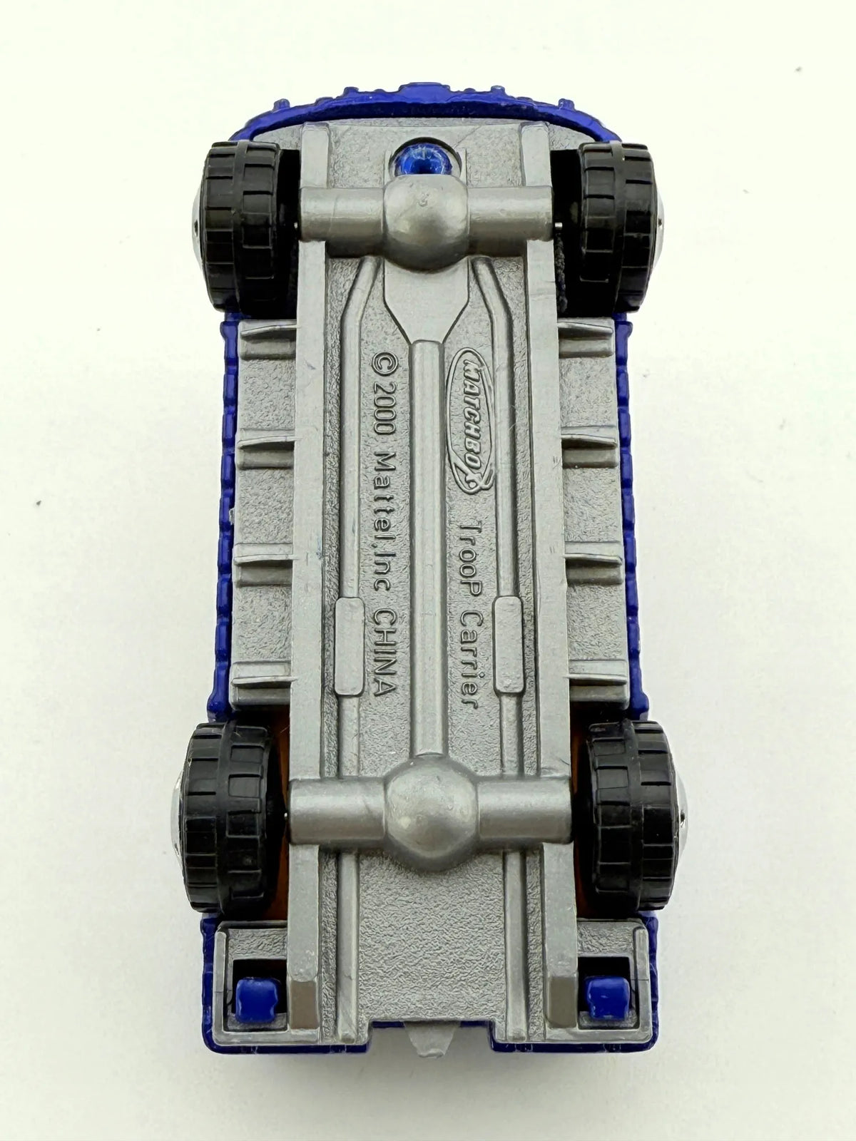 TROOP CARRIER POLICE, Matchbox 2000, Die cast, Niebieski, 1:64, Resoraki – zdjęcie 9