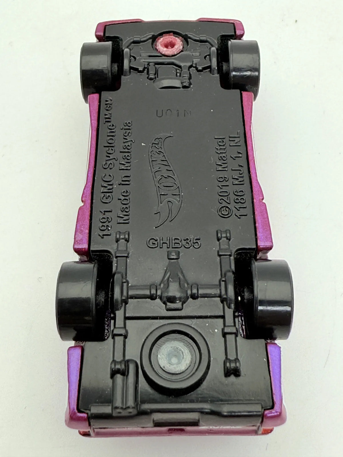 1991 Gmc Syclone Hot Wheels Fioletowy 1:64 – zdjęcie 9