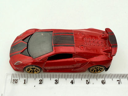 Lamborghini Sesto Elemento Hot Wheels 2013 Czerwony 1:64 – zdjęcie 9