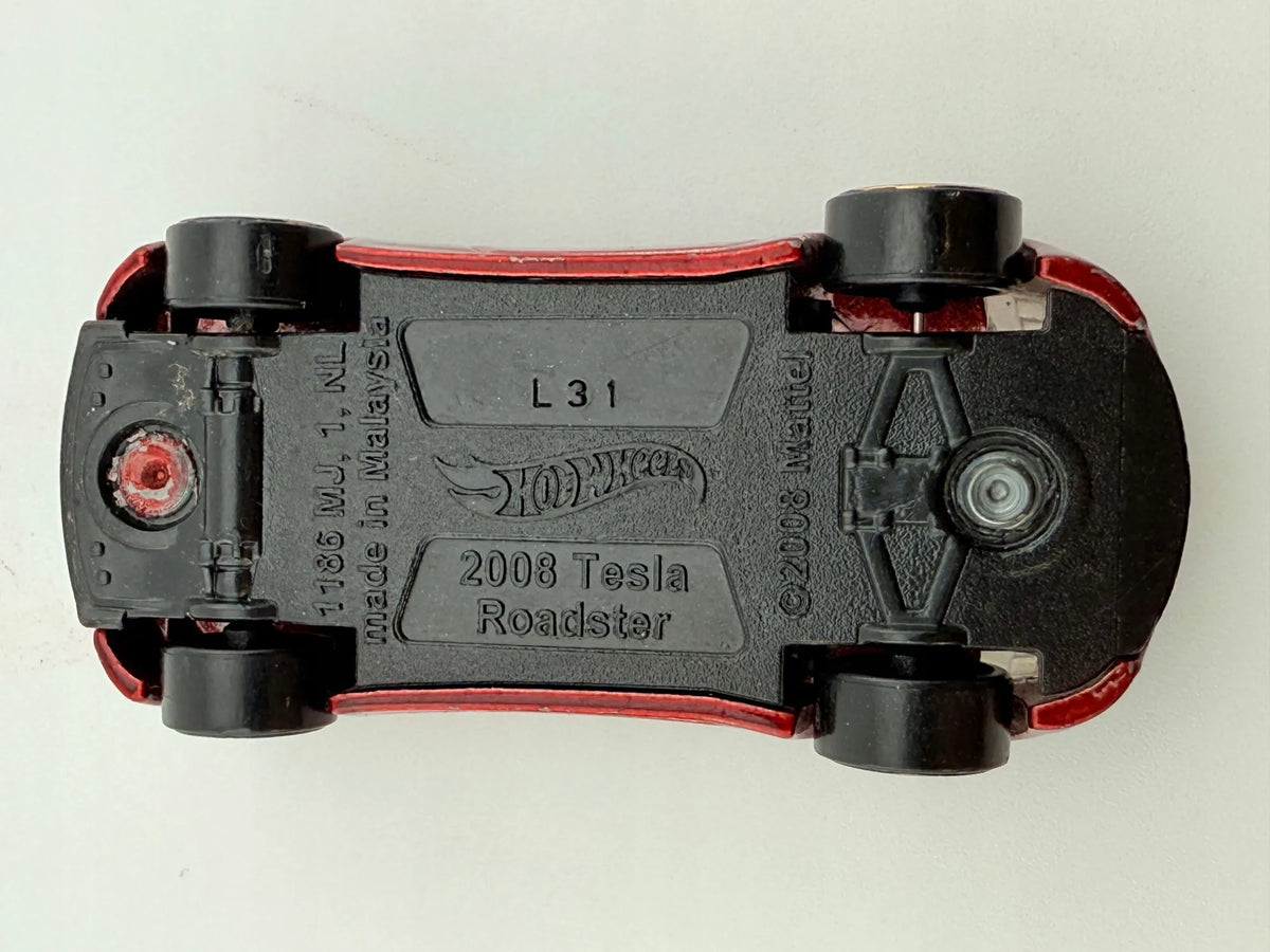2008 Tesla Roadster Hot Wheels 2008 Czerwony 1:64 – zdjęcie 9