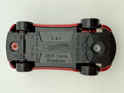 2008 Tesla Roadster Hot Wheels 2008 Czerwony 1:64 – zdjęcie 9