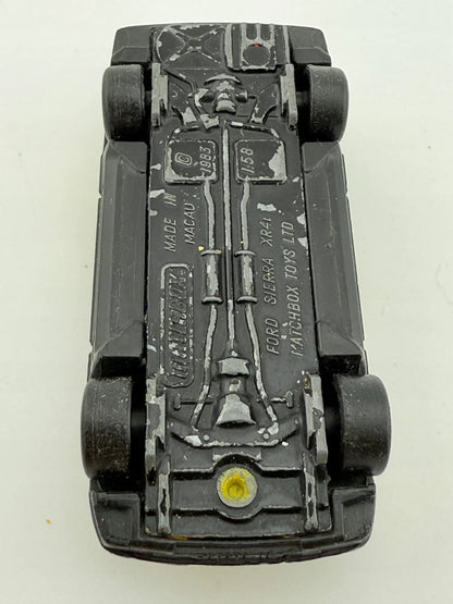 Ford Sierra Xr4I Matchbox 1983 Żółty 1:58 Made in Macau – zdjęcie 9