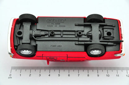 FIAT 125P, Welly, Resoraki, Die cast 42399, Czerwony, 1:34 – zdjęcie 9
